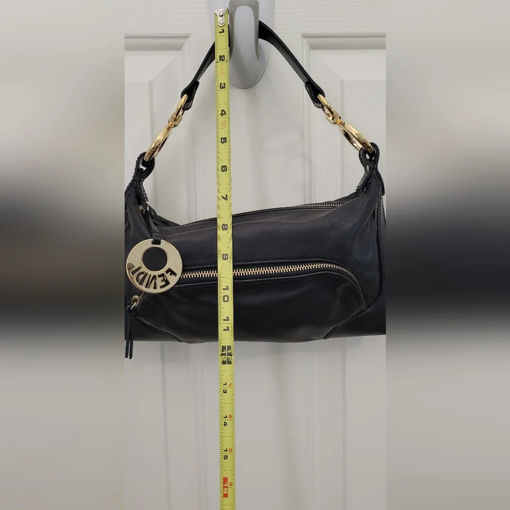 Fendi leather zucca baguette bag - Picture 13 of 16